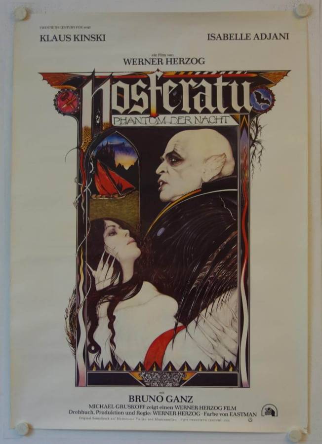 Nosferatu original release german double-panel movie poster